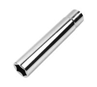 Sharplace Écrous de Roue à Pointes Pièces clés Extracteur Pratique Manchon d'installation et de Retrait Outil de Remplacement d'écrous de Roue Haute, Argent 6 Cannelures