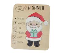 Sharplace en bois de Noël, jouet éducatif, jeu de table, décoration portable, amusant, cadeau de Noël en famille, cadeau de Noël, de Noël, Père Noël