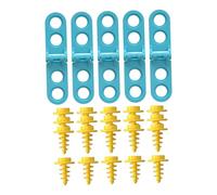 Sharplace Ensemble de 5 charnières en carton pour la construction, jouet éducatif favorisant le développement de la motricité fine, avec 20 vis pour projets de, Style C