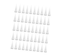 Sharplace Ensemble de 50 buses de calfeutrage, outils de finition, pièces robustes, fournitures faciles à installer, buses de calfeutrage, applicateurs pour, Longueur 4.6 Cm