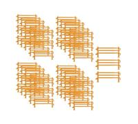 Sharplace Ensemble de 60 clôtures de ferme miniatures, clôture pour chevaux, simulation de scène, décoration pour jardin de fées, bricolage, cadeau pour enfants