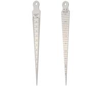 Sharplace Ensemble de Calibres Coniques pour Évaluer les Espacements 1-15mm - Outil de Précision pour Projets Délicats, Argent, 4 pièces