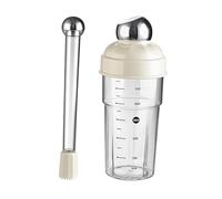 Sharplace Ensemble de Shaker à Cocktail, Pilon, ustensile de Bar, Bouteille mélangeur de Boissons Polyvalente de 600 ML pour Barman, pour débutant, fête, café, Argent