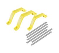 Sharplace Ensemble d'outils de ponçage à archet 6 papiers de verre Accessoires manuels Ponceuses de détail Outils de polissage pour courbes difficiles à poncer