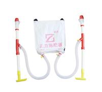 Sharplace Épandeur d'engrais, Outil de fertilisation avec Sac à Dos, Facile à Utiliser, Multifonctionnel, Manuel, Application de fumier agricole pour, Tube Double en PVC