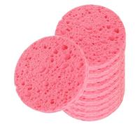 Sharplace Éponges démaquillantes douces, nettoyantes et purifiantes. Pratiques et indispensables en pour prendre soin de sa peau. Disques nettoyants pour, Rose 10 Pièces