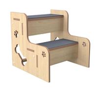 Sharplace Escalier en Bois pour Animaux de Compagnie, Rampe de Chat, Animaux de Compagnie légers Doux fournit des Animaux de Compagnie étape pour lit pour, 2 Couches
