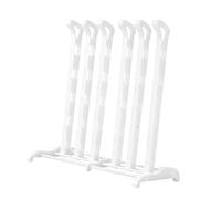 Sharplace Étagère à bottes en métal pour 3 paires de chaussures, étagère polyvalente pour bottes, rangement de chaussures pour couloir, porte, dortoir, Blanc