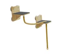 Sharplace Étagères murales pour Chats, perchoirs avec Corde, Accessoires pour grattoirs, Fournitures pour Animaux de Compagnie, étagère d'escalade, Meubles, Corde de Chanvre