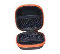 Sharplace Étui de transport portable pour huiles essentielles, léger, pour 6 bouteilles de 5 ml, rouleau, sac de rangement anti-poussière pour huiles, Orange