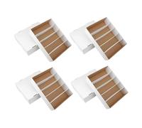 Sharplace Étui pour cartes à collectionner, porte-cartes de sport, en papier ondulé robuste avec séparateurs, boîte de rangement pour cartes de protection, 5 Grilles