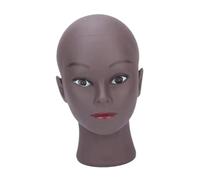 Sharplace Femme Bald Mannequin Head Holder Light Polify Prafy Soft PVC Hat Display Model Head Stand For Hats Bijoux