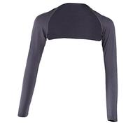Sharplace Femme Shrug à Manches Longue Bras Couverture Shrug Bolero Hijab - Taille Unique - Gris, comme décrit