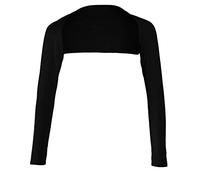 Sharplace Femme Shrug à Manches Longue Couverture Shrug Hijab - Taille Unique, Noir, comme décrit