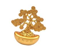 Sharplace Figurine Arbre à Argent, Statuette Décorative, Collection Bol à Trésors, Sculpture, Ornement de Bureau pour le Nouvel An, Boutique, Chambre,