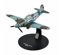 Sharplace Figurine Avion Maquette Avion Deux Moteurs Réplique Historique Décoration Alliage Usage Pédagogique Convient aux Amateurs d'Histoire Exposition Intérieur de Bureau, Yak-3