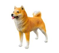 Sharplace Figurine de chien Shiba Inu en résine, décoration de bureau, tableau de bord de voiture, pour bureau, cheminée, bibliothèque, décoration