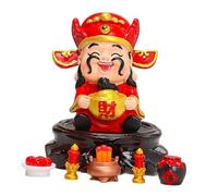 Sharplace Figurine du Dieu de, décoration de bureau, ornement en résine, chinois, statue Feng Shui pour chambre ou bureau, Style B