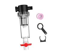 Sharplace Filtre Interne pour Aquarium, Nettoyeur de Filetage 1/2 po, Bague d'étanchéité Polyvalente en Silicone, Accessoires Transparents, Filtre à, 100 Mailles