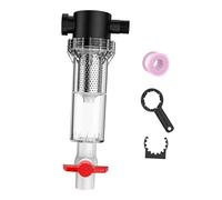 Sharplace Filtre Interne pour Aquarium, Nettoyeur de Filetage 1/2 po, Bague d'étanchéité Polyvalente en Silicone, Accessoires Transparents, Filtre à, 10 Mailles