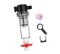 Sharplace Filtre Interne pour Aquarium, Nettoyeur de Filetage 1/2 po, Bague d'étanchéité Polyvalente en Silicone, Accessoires Transparents, Filtre à, 80 Mailles
