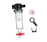 Sharplace Filtre Interne pour Aquarium, Nettoyeur de Filetage 1/2 po, Bague d'étanchéité Polyvalente en Silicone, Accessoires Transparents, Filtre à, 20 Mailles