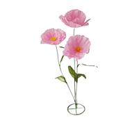 Sharplace Fleur Artificielle Géante avec Base sur Pied, Fleur En Papier élégante et Réaliste avec Tige pour La Remise Des Diplômes à Domicile, Rose