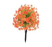 Sharplace Fleurs artificielles Topiary Garden Decoration Lifelike DIY Crafting Wedding Decor Plants with Stage for Landscape Gift Indoor, Orange