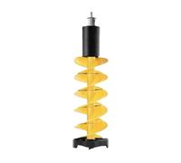 Sharplace Foret à glace Tarière de pêche sur glace en nylon 6 pouces Accessoires de pêche sur glace en métal robuste Tarière à glace pour la pêche, Flotteur Jaune 75 Cm