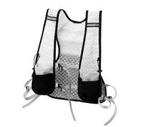 Sharplace Gilet d'hydratation réfléchissant pour Homme et Femme, Sac à Dos Respirant pour la Course à Pied, la randonnée, Le Cyclisme, White L 45x36x1cm
