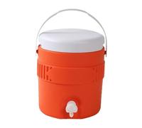 Sharplace Glacière Isotherme de Camping de 3,8 L, Bouteille d'eau réutilisable et étanche, Distributeur d'eau glacée pour événements, Orange