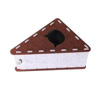Sharplace Griffoir Triangulaire pour Chat, Tapis à gratter en Feutre, Protection Pratique pour Meubles, Accessoire Portable pour Animaux de Compagnie, Planche à