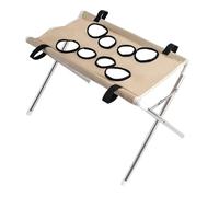 Sharplace Hamac de toilettage pour Animaux, hamac Multifonctionnel avec Harnais de Suspension et Cadre de Support pour la Coupe des Griffes et Le Bain des, CafÉ