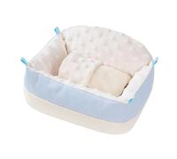 Sharplace Hamster Chaud nid Mini Maison cabane Jouet hamac Lavable Cochon d'Inde Grotte lit Petite Cage pour Animal de Compagnie pour Furet écureuil, Bleu