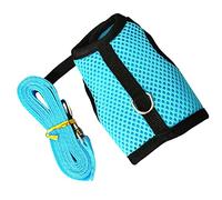 Sharplace harnachement Collier Boucle réglable pour Chat Chaton Marchant Petits Animaux de Compagnie, Bleu, M