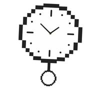 Sharplace Horloge Murale décorative en Acrylique, Motif mosaïque, Polyvalente, sans, Simple, idéale pour Bureau, Chambre, Studio, Salle d'étude