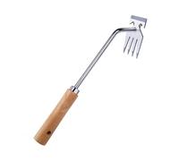 Sharplace Houe et cultivateur 2 en 1 Manuel, râteau-motoculteur Robuste en Acier Inoxydable pour ameublir la Terre, déterrer Les Fleurs et Creuser Les