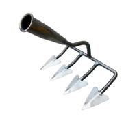 Sharplace Houe Triangulaire de Jardin, Portable, Ergonomique et Polyvalente, compacte, Facile à Prendre en Main, pour Labourer et fertiliser. Outil de Jardin en, 4 Dents