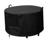 Sharplace Housse de Protection Ronde pour Foyer d'extérieur avec poignée, Anti-poussière, de qualité supérieure, avec Trou de Ventilation, pour terrasse, 72cmx72cmx40cm