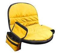 Sharplace Housse de siège de tondeuse autoportée avec rembourrage imperméable facile à installer en extérieur robuste avec sac à boissons Housse de siège de, Jaune