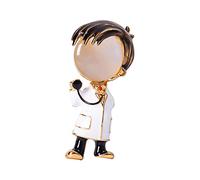Sharplace Infirmière Broche métal Broche Bijoux infirmière Cadeau Docteur Broches drôle Mignon Dessin Figurine infirmière, Médecin