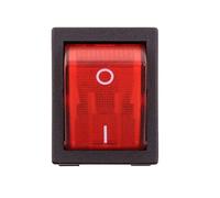 Sharplace Interrupteur à Bascule Allumé 12V Four pin Toggle Switch, Noir et Rouge