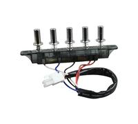 Sharplace Interrupteur de hotte de Cuisine, Interrupteur à Clavier, équipement Universel pour hotte de Cuisine, Interrupteur à Bouton-Poussoir, 5 Bouton-Poussoir