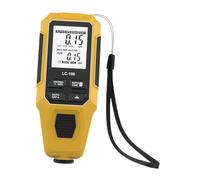 Sharplace Jauge d'épaisseur de revêtement, testeur d'épaisseur 0~2000 µm, résolution 1 µm, jauge de profondeur de revêtement automobile, mesureur de, Jaune