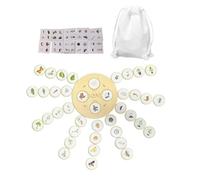 Sharplace Jeu de réflexion en Le Cycle de Vie des Animaux et des Plantes, Jouet éducatif sensoriel destiné aux Enfants, Plateau d'apprentissage préscolaire, Jeu de tri et de Coordination motrice