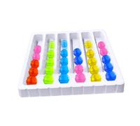 Sharplace Jeu de Retour de Boules de Couleur, Jouets de Tri Des Couleurs, Coordination œil-main, Reconnaissance, Jouets Sensoriels Portables pour Tout-petits et