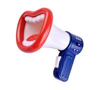 Sharplace Jouet changeur de voix pour enfant Jouet changeur de voix multiple avec poignée antidérapante de changement de voix pour la maternelle, Blanc
