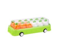 Sharplace Jouet de puzzle éducatif pour enfants, jouet éducatif unique, puzzle préscolaire géométrique, bus pour enfants, Carotte