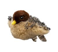 Sharplace Jouet interactif pour Chat en Forme d'oiseau gazouillant, réaliste, simulant Un Oiseau battant des Ailes, activé par Le Toucher, pour Faire de