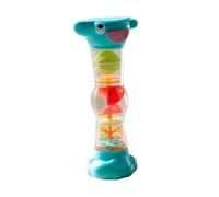 Sharplace Jouet musical et sensoriel pour tout-petits, avec son de pluie et hochet, idéal pour l'entraînement à la concentration, léger, 24 x 9,9 cm, Vert